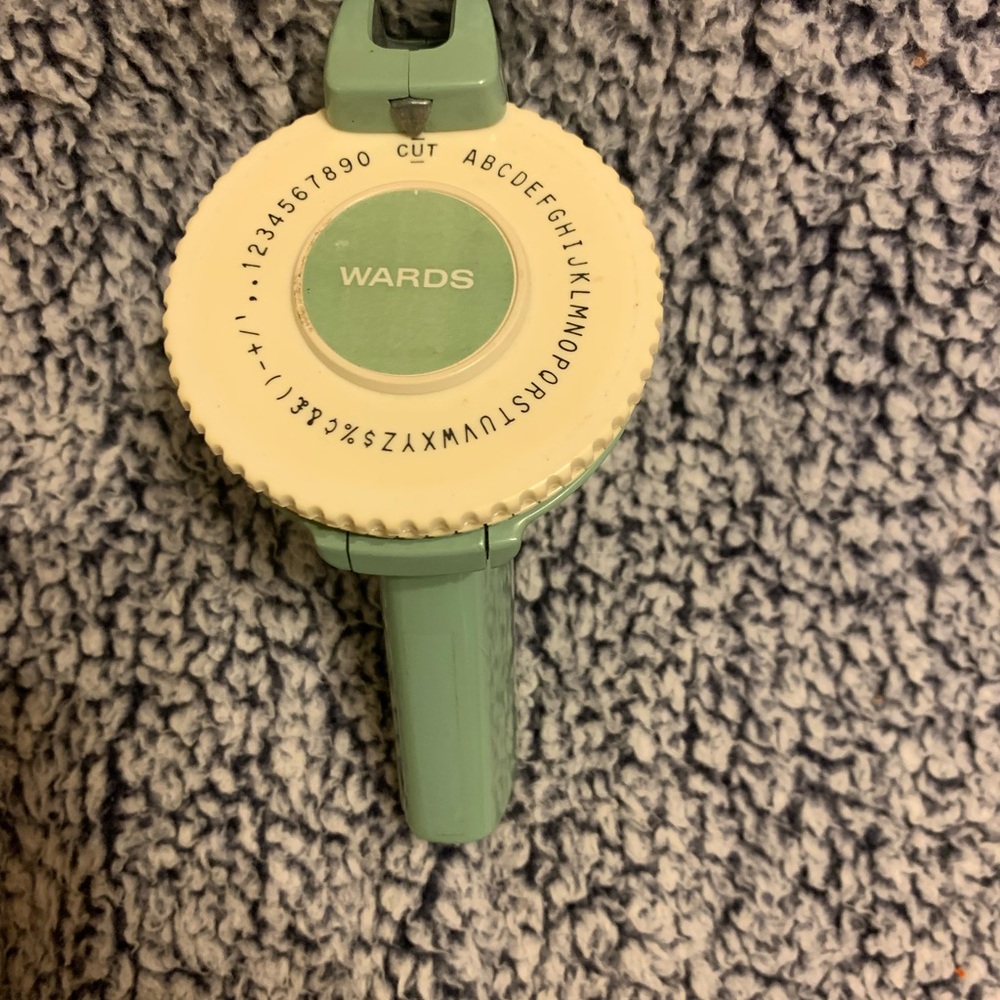 Vintage Wards Signature Labeler Kit - Picture 4 of 6